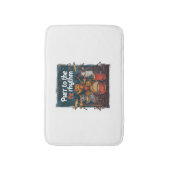Rockin' Cat Band Badematte (Vorderseite Vertikal)