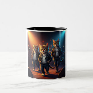 Rockin' Cat Band Tasse