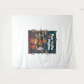 Rockin' Cat Band Wandteppich (Vorderseite (Horizontal))