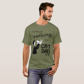 Rockin' Cat Vater T-Shirt (Vorne ganz)