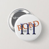 Rockin cooler Badass Tagesknopf Button (Vorne & Hinten)