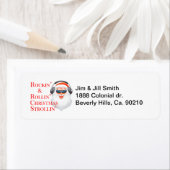 Rockin' Cooler Weihnachtsmann mit Kopfhörern (Insitu)