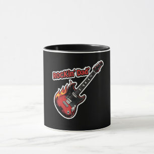 Rockin’ Dad – E-Gitarre zum Vatertag Tasse