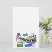 Rockin der 80er briefpapier (Stehend Vorderseite)