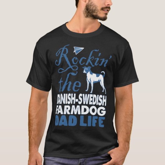 Rockin - Der dänisch-schwedische Vater "Life" T-Shirt (Vorderseite)