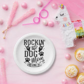 Rockin der Hunde Mama und Tante Leben Pappteller (Party)