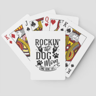 Rockin der Hunde Mama und Tante Leben Spielkarten