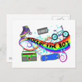 Rockin' Die 80er Postkarte (Vorne/Hinten)