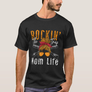 Rockin' Die Fallen-Mama-Lebenserinnerungsklammer T-Shirt