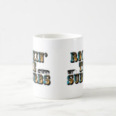 Rockin die Vororte Kaffeetasse (Mittel)