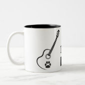 Rockin' Dog Dad Mug Zweifarbige Tasse (Links)