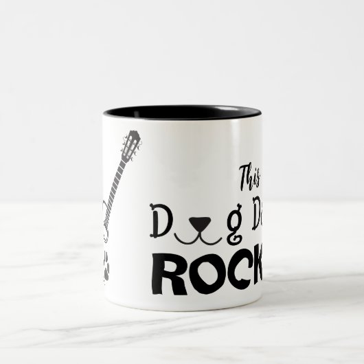 Rockin' Dog Dad Tasse (Mittel)