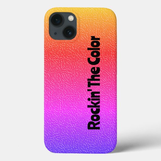 Rockin' Farbe Case-Mate iPhone Hülle (Rückseite)