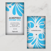 ROCKIN FRESHTASTIC BLAU-VISITENKARTE VISITENKARTE (Vorne/Hinten)