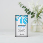 ROCKIN FRESHTASTIC BLAU-VISITENKARTE VISITENKARTE (Stehend Vorderseite)