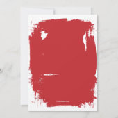 Rockin Gitarren-Einladung Einladung (Rückseite)