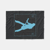 Rockin Gitarrist-kleine Decke (Vorderseite (Horizontal))