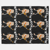 Rockin' Guitar Fleecedecke (Vorderseite (Horizontal))