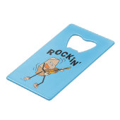 Rockin' Guitar Geldbeutel Flaschenöffner (Vorderseite Schrägansicht)