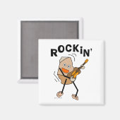 Rockin' Guitar Magnet (Vorderseite/Rückseite)
