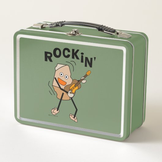 Rockin' Guitar Metall Brotdose (Vorderseite)