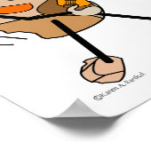 Rockin' Guitar Poster (Ecke)