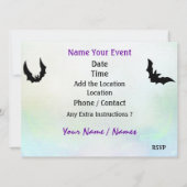 Rockin-Halloween-Party Einladung (Rückseite)