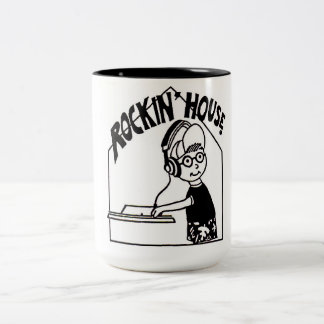 Rockin Haus-Java-Halter Zweifarbige Tasse