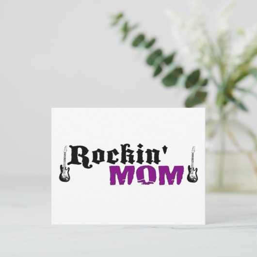 Rockin-Mama Postkarte (Stehend Vorderseite)