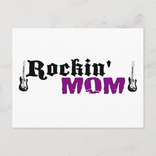 Rockin-Mama Postkarte (Vorderseite)