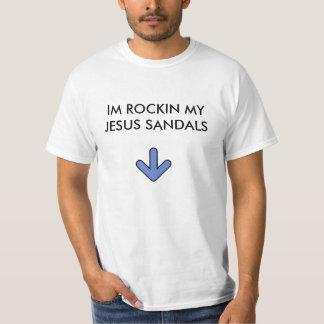 Rockin mein Jesus-Sandalet-stück T-Shirt