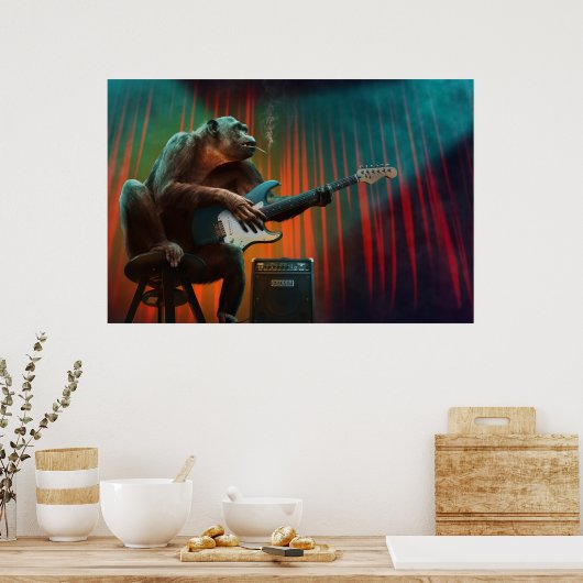 Rockin Monkey Poster (Küche)