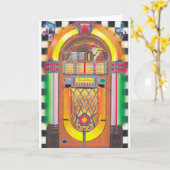 Rockin Musikautomat Karte (Gelbe Blume)