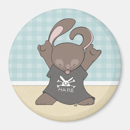 Rockin' Out Bunny Magnet (Vorne)