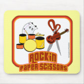 Rockin-Papierschere Mousepad (Vorne)