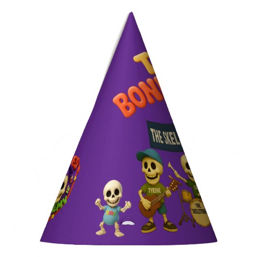 Rockin’ Party Hat – The Skellytones Edition! Partyhütchen (Links)