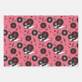 Rockin-Platten-Umschlagpapier Geschenkpapier Set (Vorderseite 3)