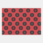 Rockin-Platten-Umschlagpapier Geschenkpapier Set (Vorderseite 2)