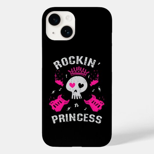 Rockin' Princess Case-Mate iPhone Hülle (Rückseite)