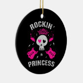 Rockin' Princess Keramik Ornament (Rechts)