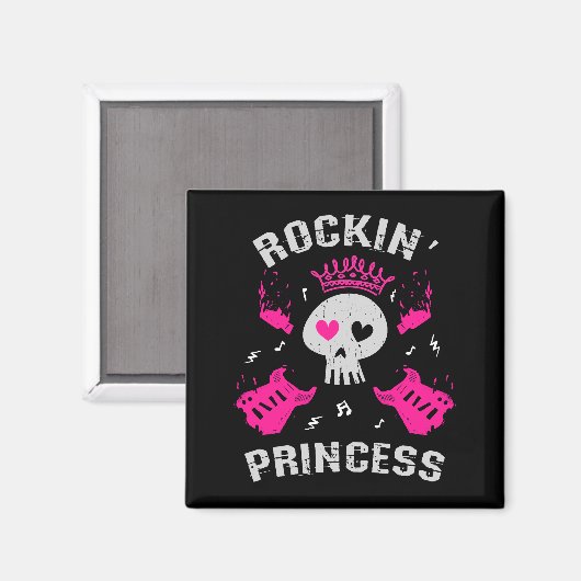 Rockin' Princess Magnet (Vorderseite/Rückseite)