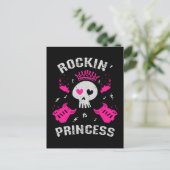 Rockin' Princess Postkarte (Stehend Vorderseite)