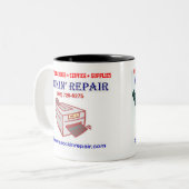 Rockin Reparatur Coffe Tasse (Vorderseite Links)