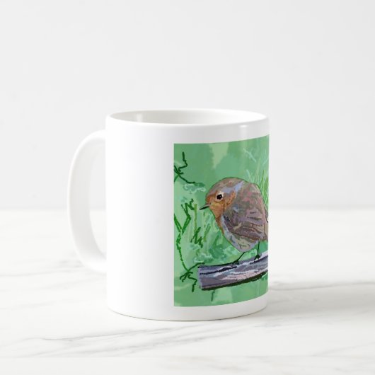 Rockin Robin Kaffeetasse (Vorderseite Links)