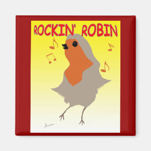 Rockin Robin Kühlschrankmagnet