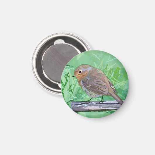 Rockin Robin Magnet (Vorderseite/Rückseite)