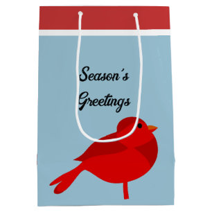 Rockin’ Robin, Niedlich Red Kardinal Nature Cartoo Mittlere Geschenktüte