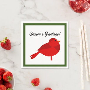 Rockin’ Robin, Niedlich Red Kardinal Nature Cartoo Serviette