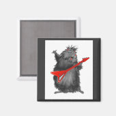Rockin' Rodent Magnet (Vorderseite/Rückseite)
