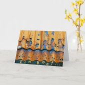 Rockin' Roof Karte (Gelbe Blume)
